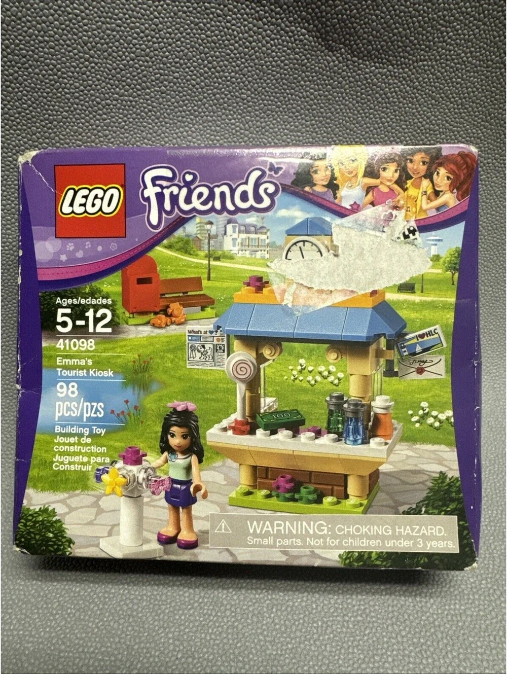 Lego Friends lot 41098 Emma’s tourist Kiosk & 30115 Olivia Jungle Air Boat READ